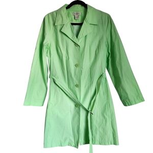 Duck Head Women's Light Green Trench Coat